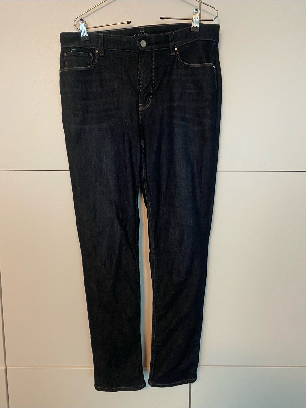 WHBM Dark Blue Slim-Leg Jeans Sz 10